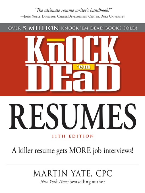 Title details for Knock 'em Dead Resumes by Martin Yate - Available